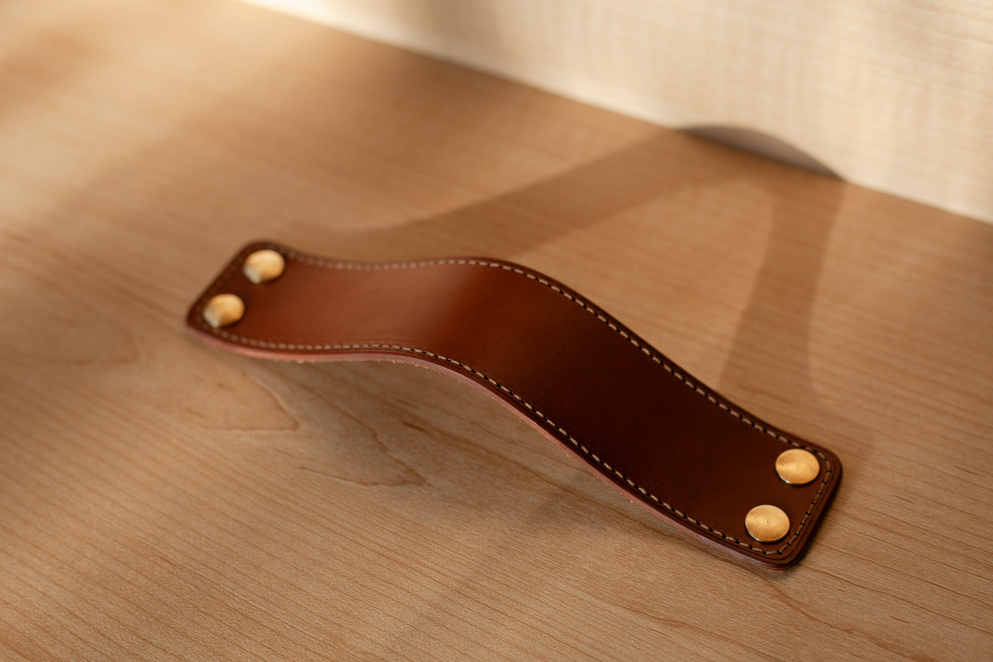 ST-SP01 | Stitched Leather Strap Pull