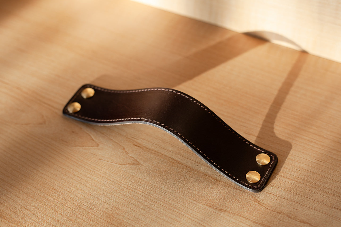 ST-SP01 | Stitched Leather Strap Pull